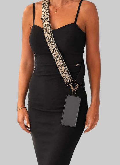 Im Just A Girl Noir Wild Wallet-Free Phone Strap