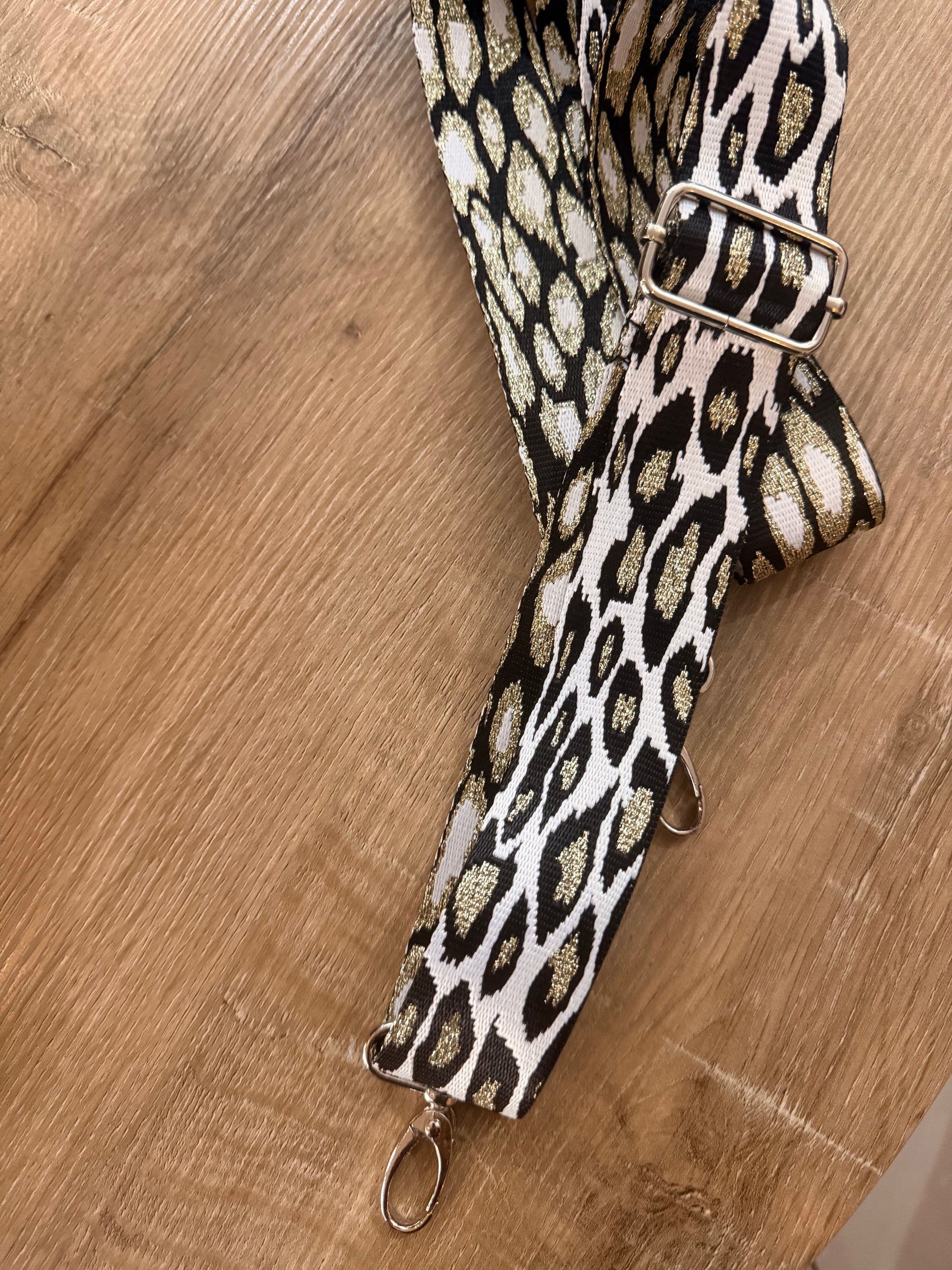 Im Just A Girl Luxe Leopard Wallet-Free Phone Strap