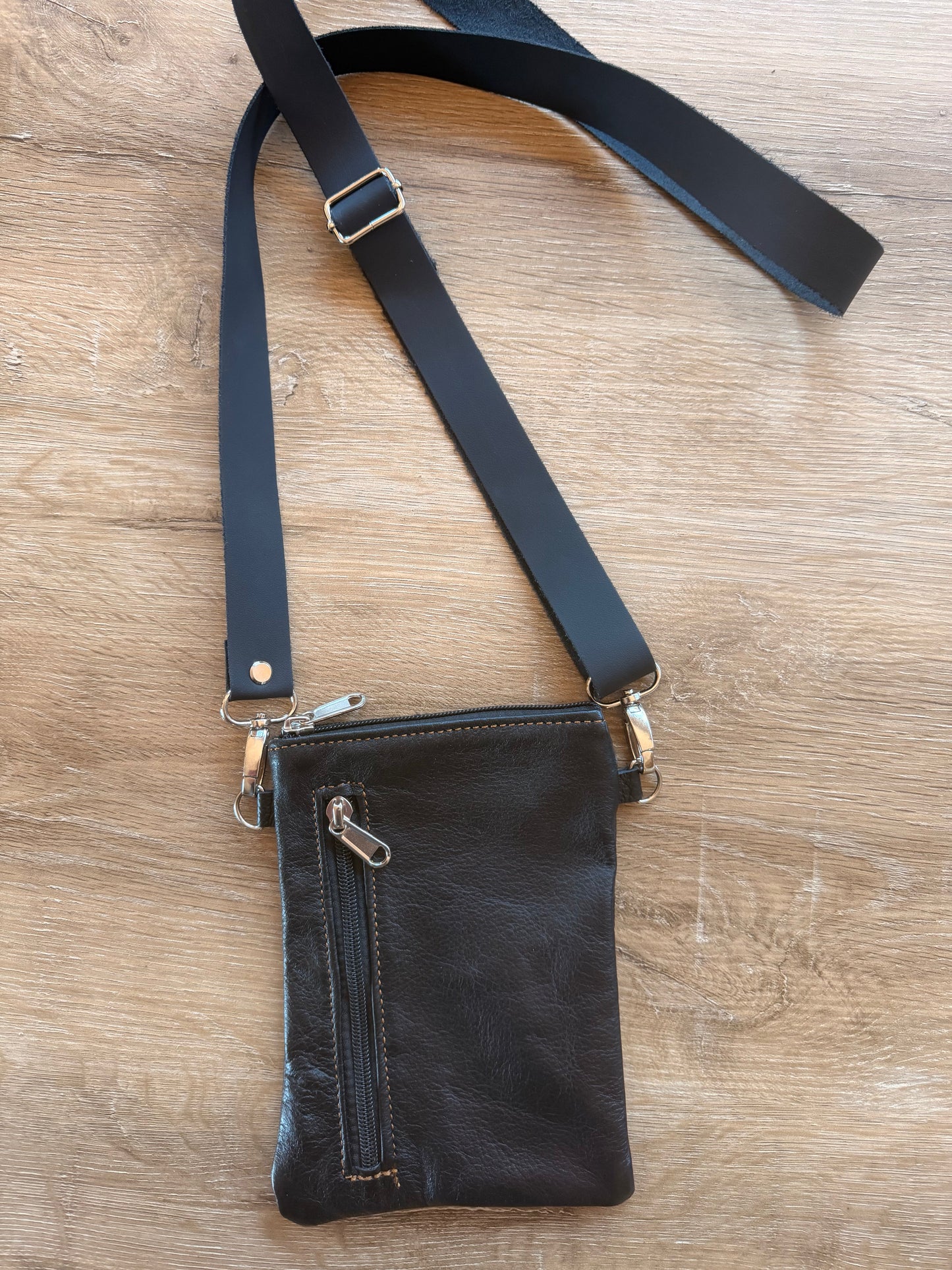 Im Just A Girl Everyday 2-in-1 Leather Crossbody Strap